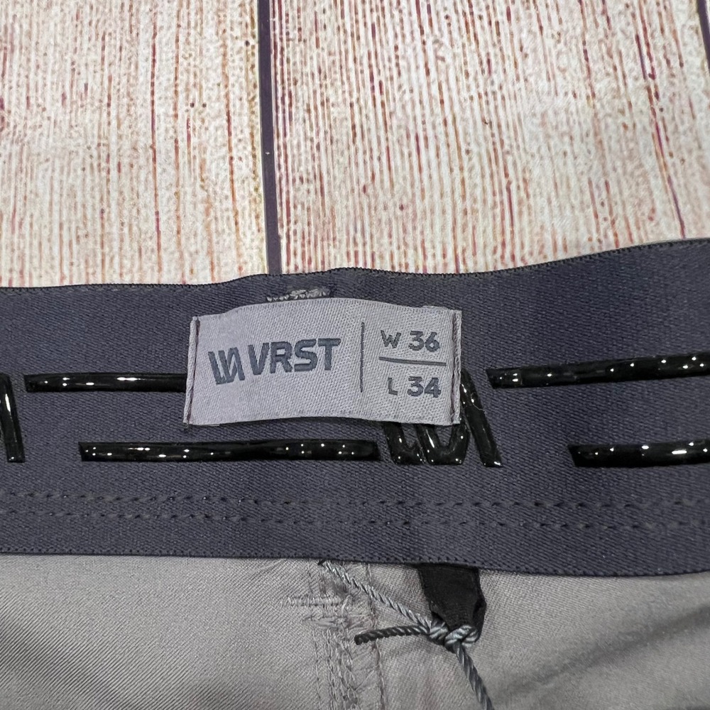 VRST Golf Mens 5 Pocket Slim Tech Pants Silver Shadow 36x34 MVG25004 Grey NWT - Picture 4 of 8